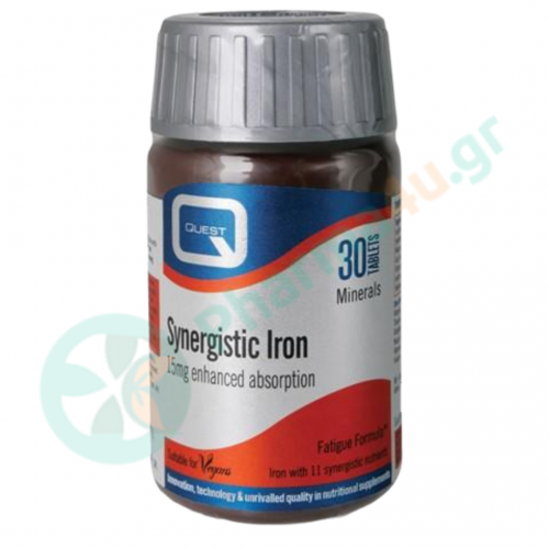 Quest Synergistic Iron 15mg 30 ταμπλέτες